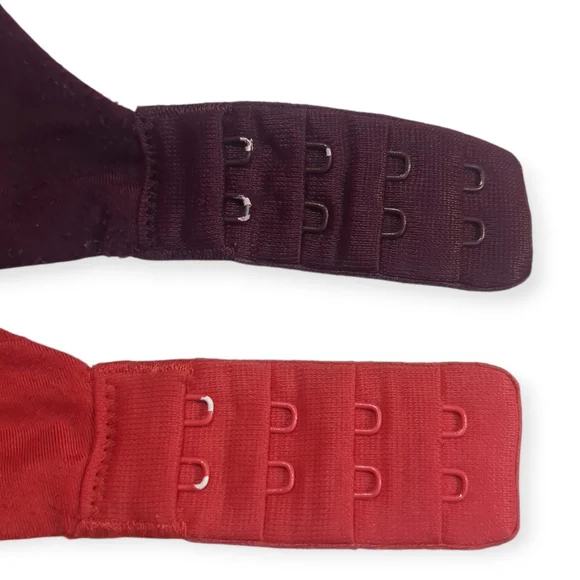 Victoria's Secret Red and Maroon Lace Bra Set - Picture 7 of 9